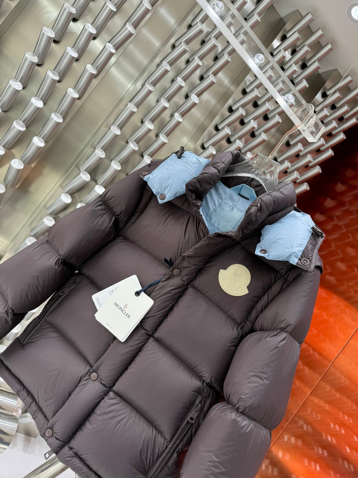 Moncler Convertible Puffer Jacket with Detachable Sleeves