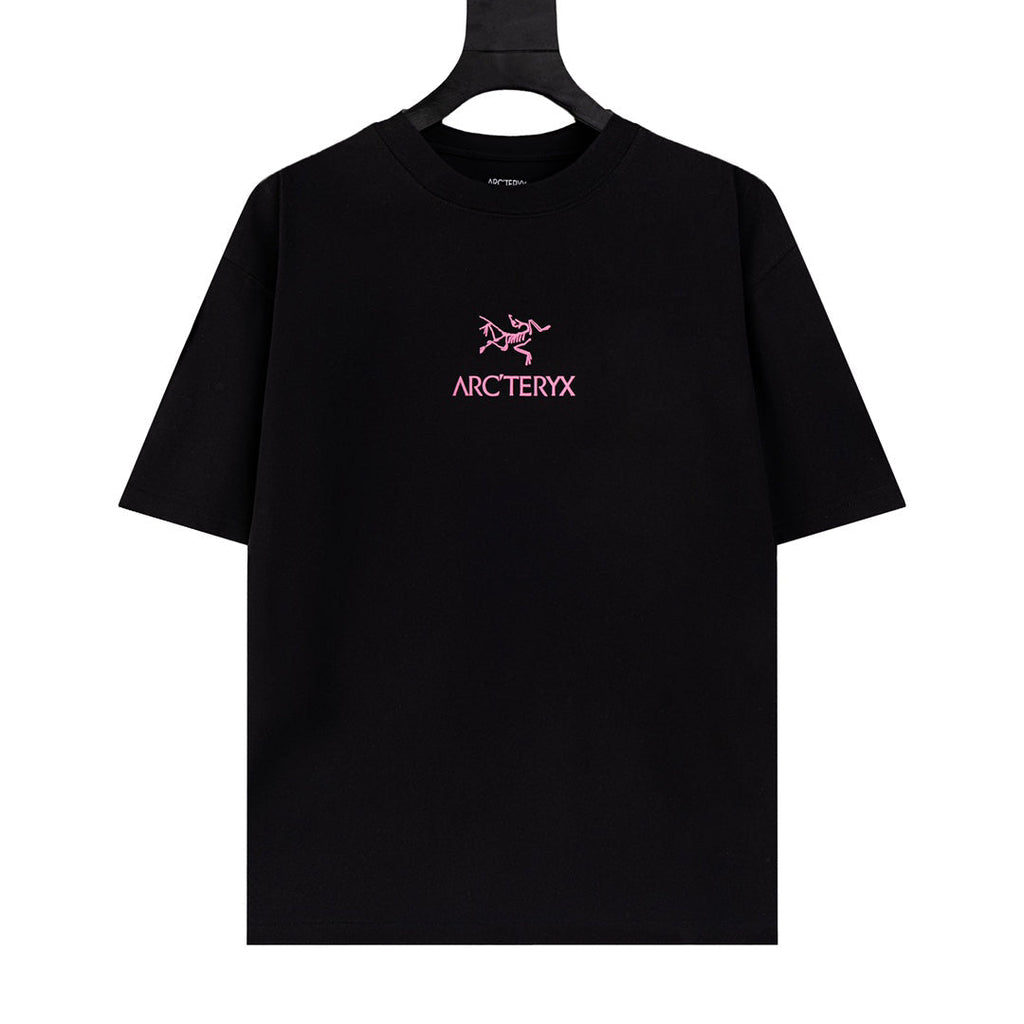 Arc'teryx Chest Bird Logo Back Marble‑Texture Fossil Bird SS T‑Shirt
