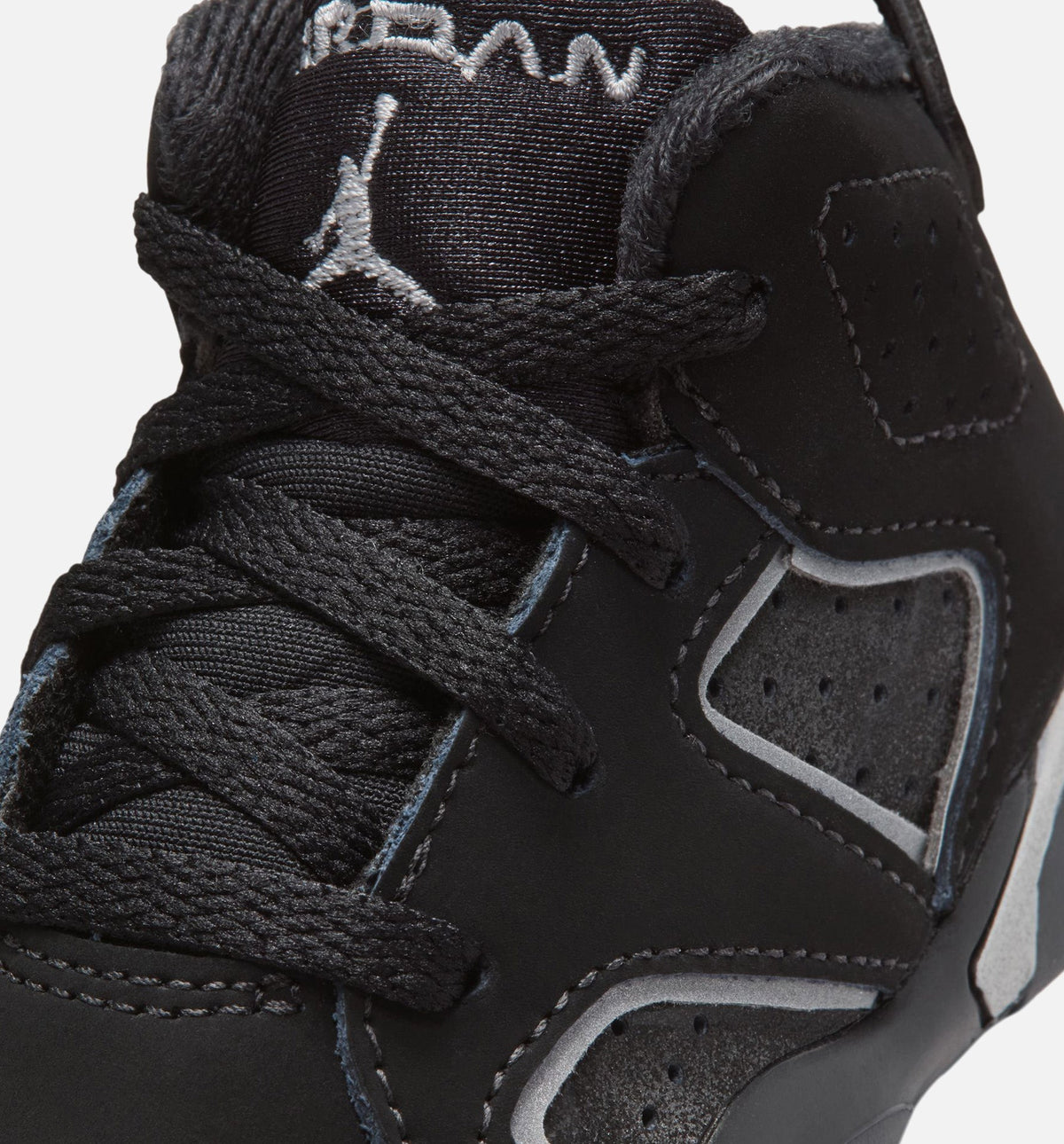 Air Jordan 6 Cap and Gown | Infant/Toddler Lifestyle Shoe | Black/Reflective Silver/Black