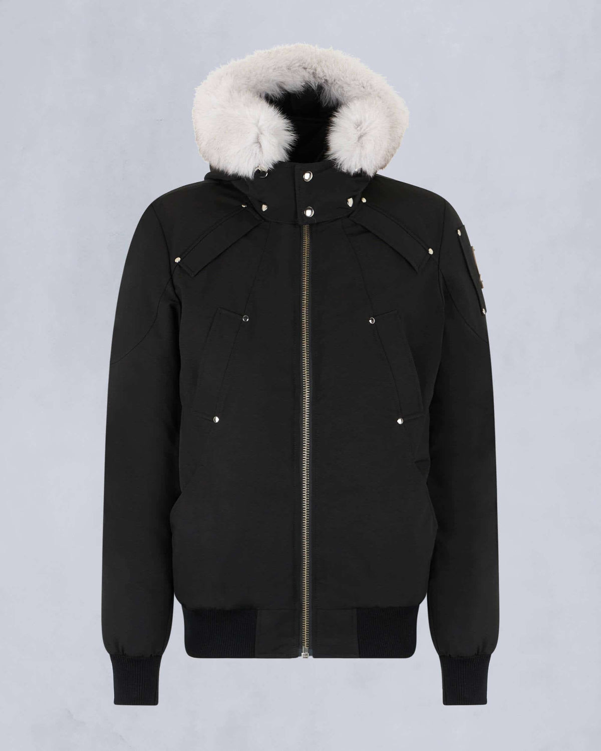 Moose Knuckles Original Ballistic Neoshear Bomber Jacket – Black