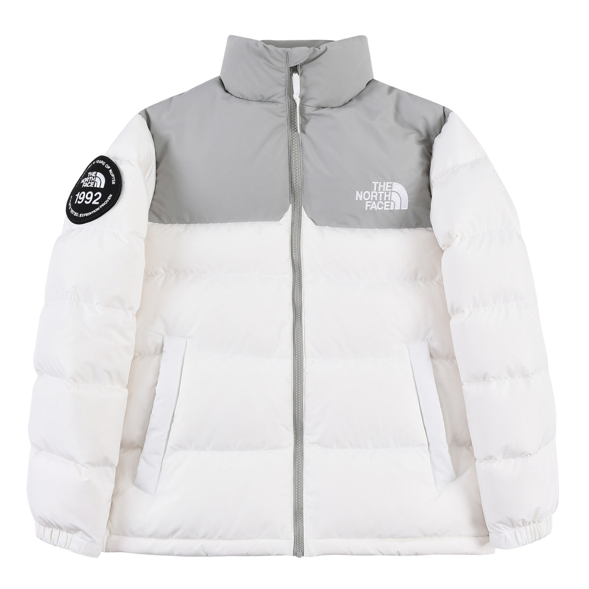 The North Face 1992 Color-Block Stand-Collar Puffer Jacket