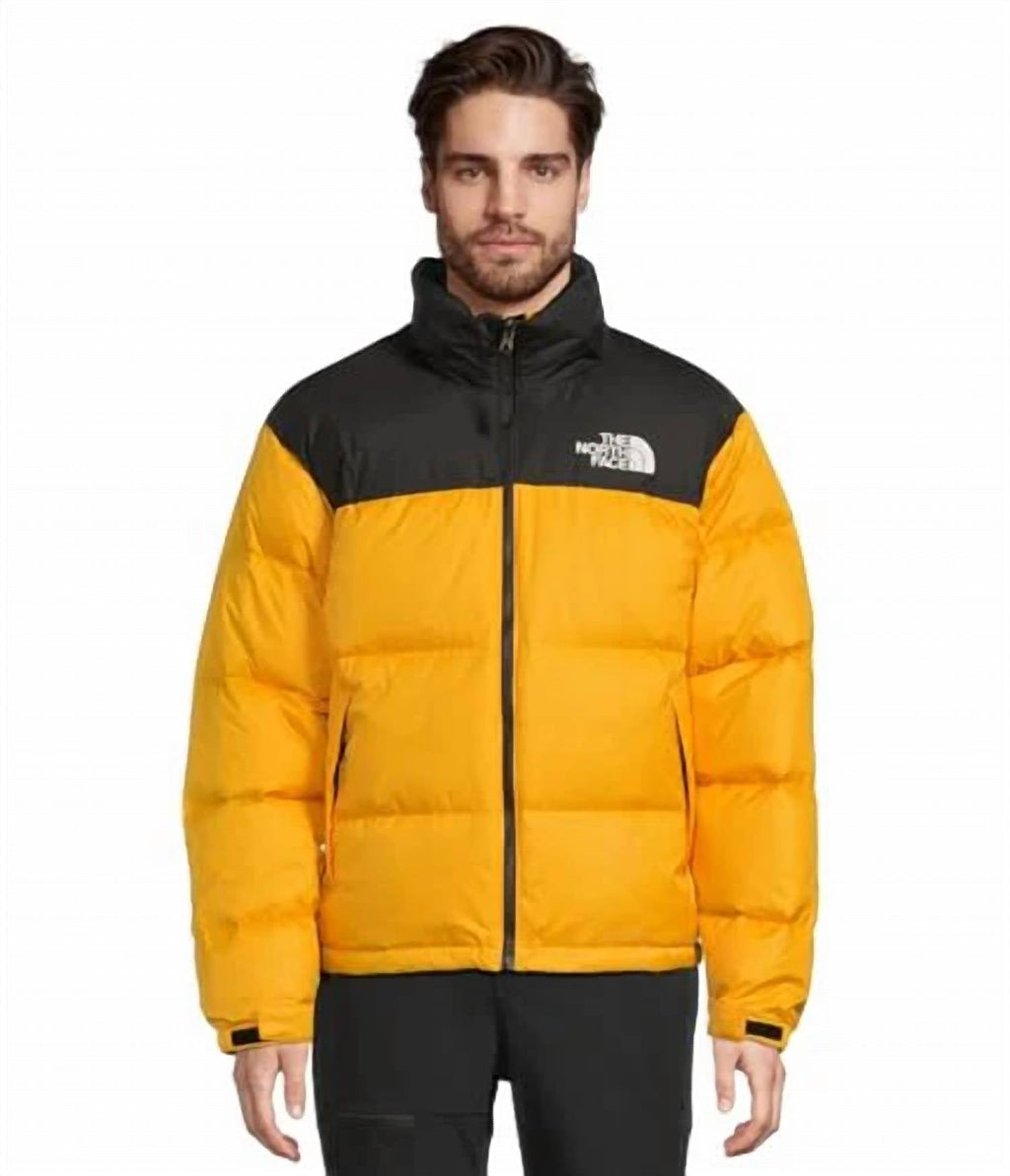 The North Face Unisex Color-Block Stand-Collar Puffer Jacket