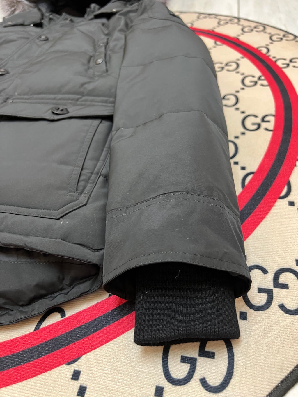 Moose Knuckles Men's Hooded Parka with Four Front Pockets