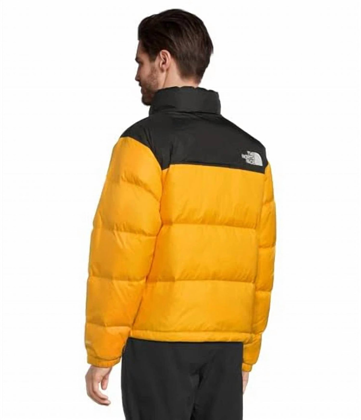 The North Face Unisex Color-Block Stand-Collar Puffer Jacket
