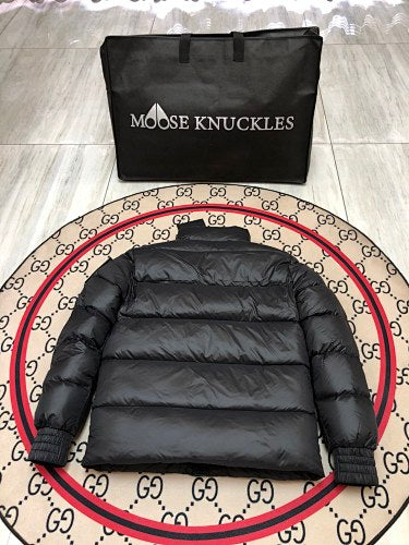 Moose Knuckles Unisex Stand-Collar Puffer Jacket