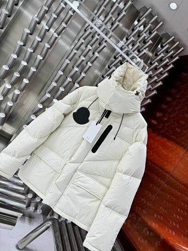 Moncler Genius Hooded Puffer Jacket in White