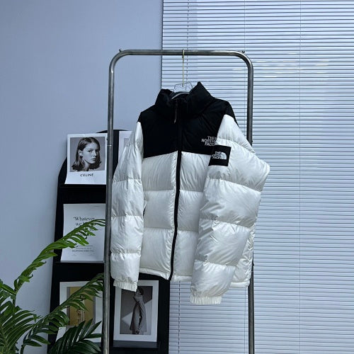 The North Face Wide-Quilted Color-Block Puffer Jacket