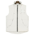 Moose Knuckles Stand-Collar Puffer Vest with Metal Logo and Studs