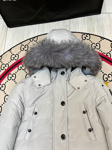Moose Knuckles Women's Hooded Parka with Flap Pockets