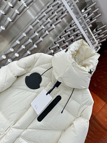 Moncler Genius Hooded Puffer Jacket in White