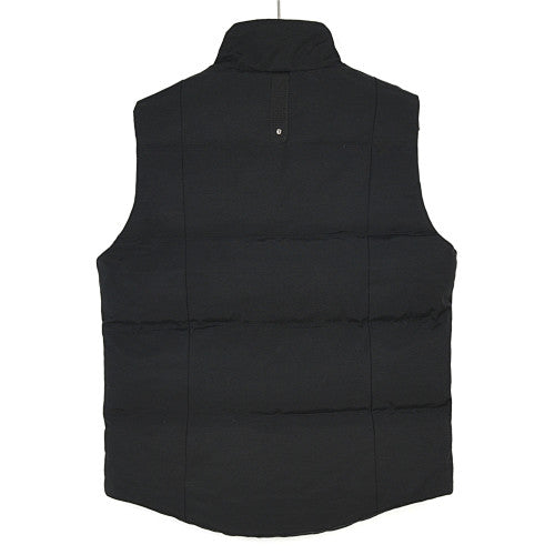 Moose Knuckles Stand-Collar Puffer Vest with Metal Logo and Studs