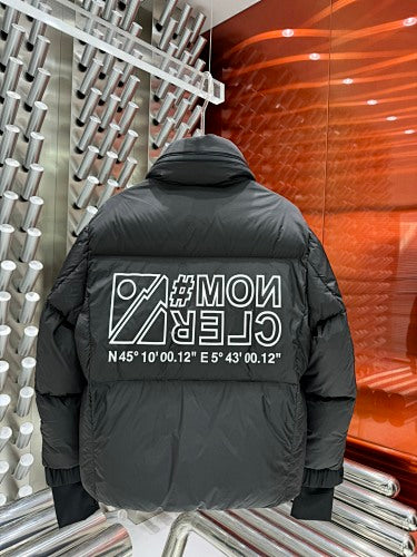 Moncler Verdons Stand-Collar Puffer Jacket with Graphic Back