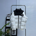 The North Face Wide-Quilted Color-Block Puffer Jacket