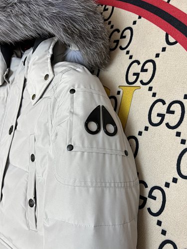 Moose Knuckles Women's Hooded Parka with Flap Pockets