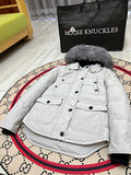 Moose Knuckles Women's Hooded Parka with Flap Pockets