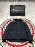 Moose Knuckles Women's Quilted Hooded Jacket with Flap Pockets