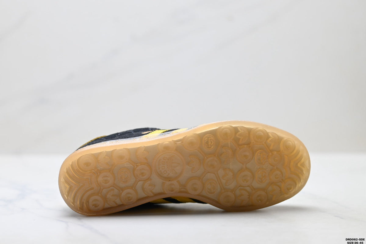 adidas x Gucci Gazelle Black Yellow Sneakers