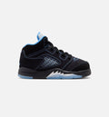 Air Jordan 5 Retro Black Carolina | Infant/Toddler Lifestyle Shoe | Black/University Blue/White