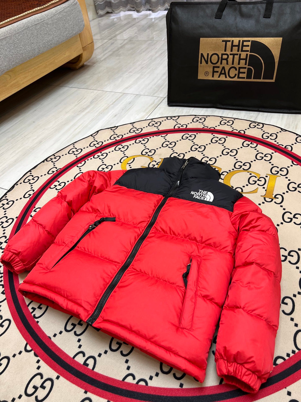 The North Face 1996 Kids' Color-Block Puffer Jacket