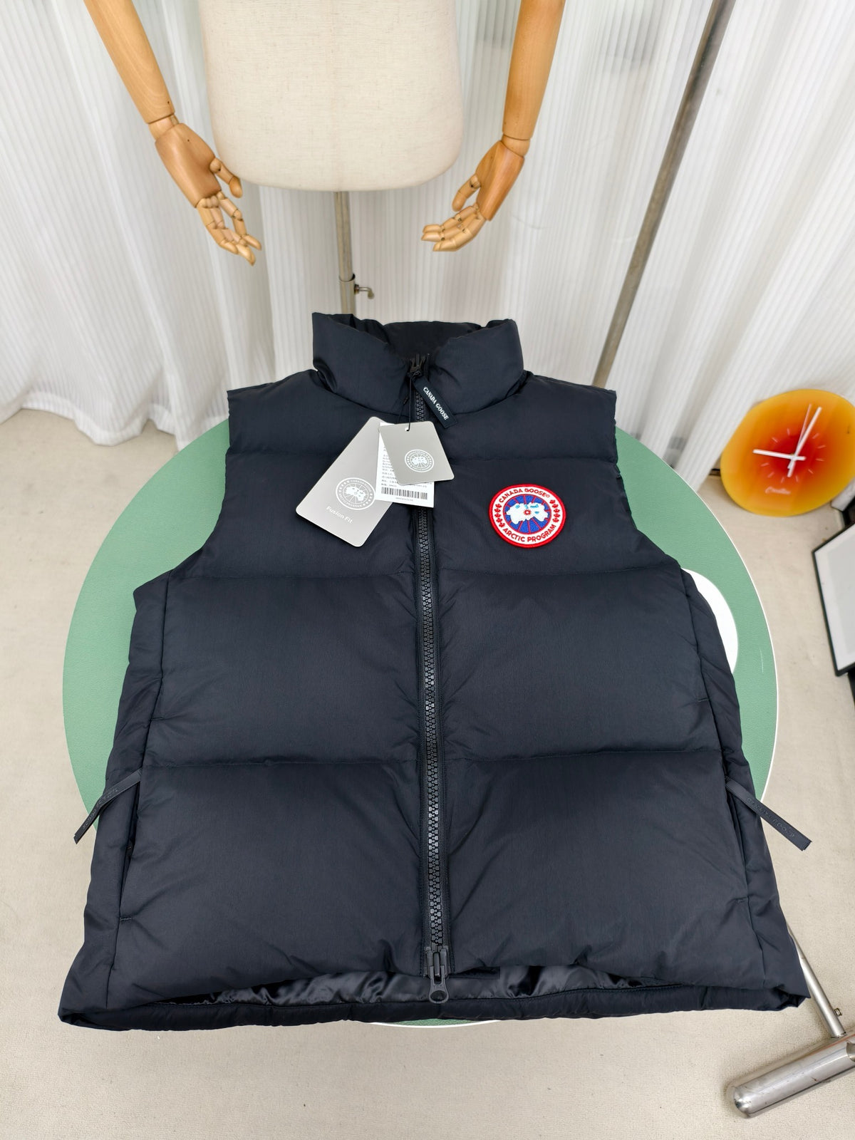 Canada Goose Dunham Stand-Collar Quilted Jacket in Black