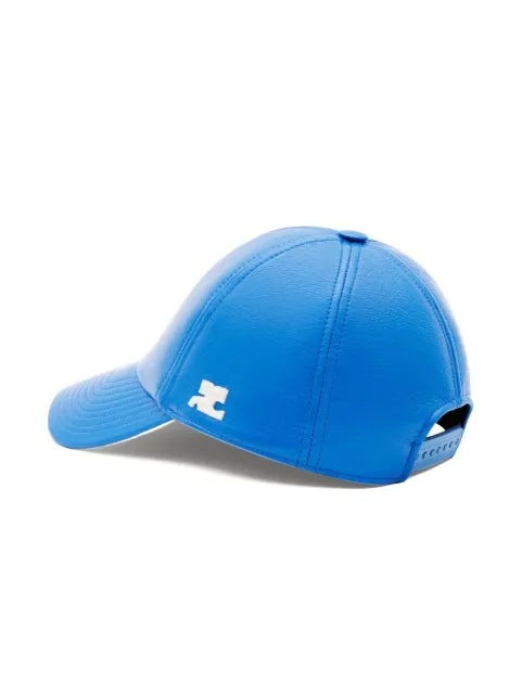 Courrèges logo-patch baseball cap