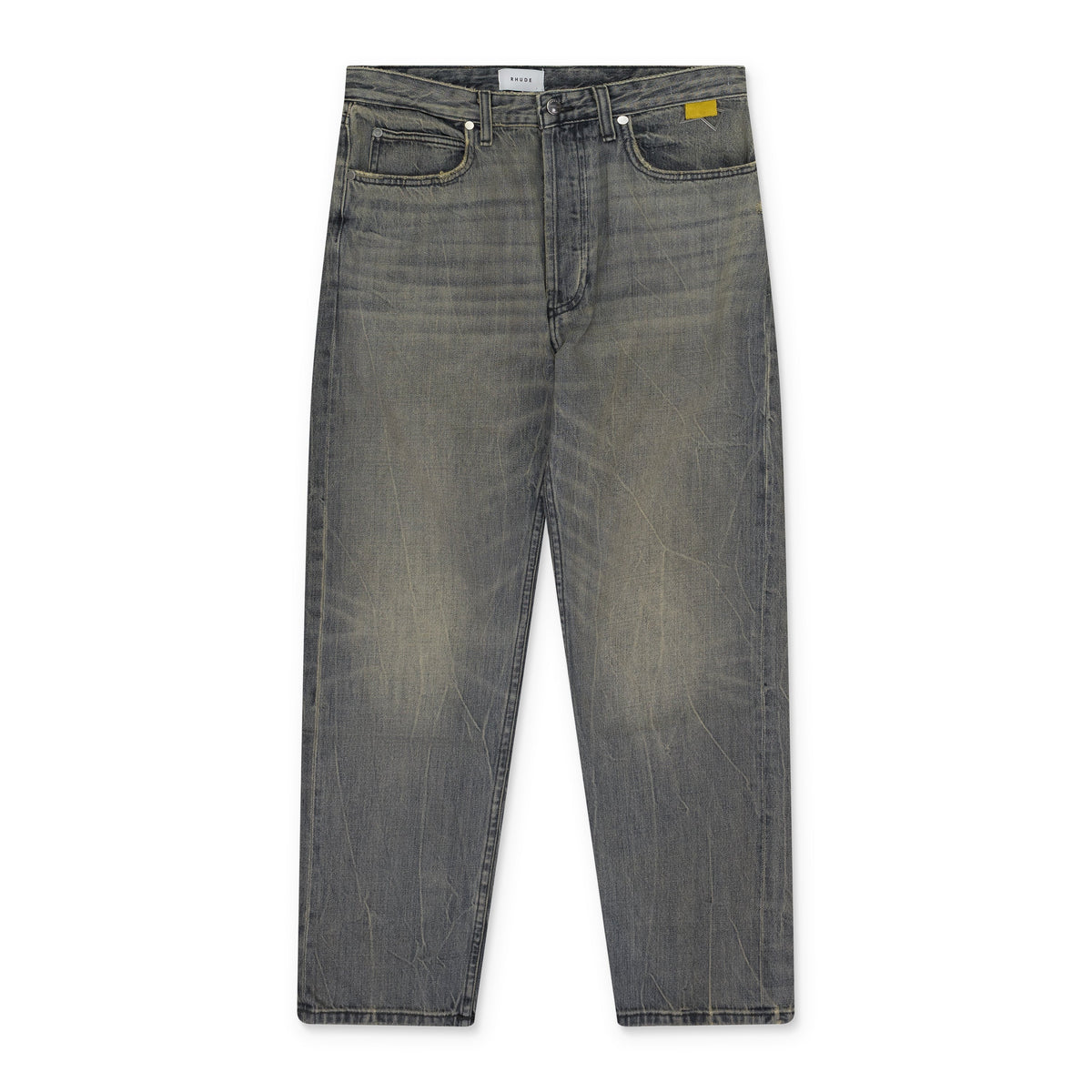 Gray Denim Pants
