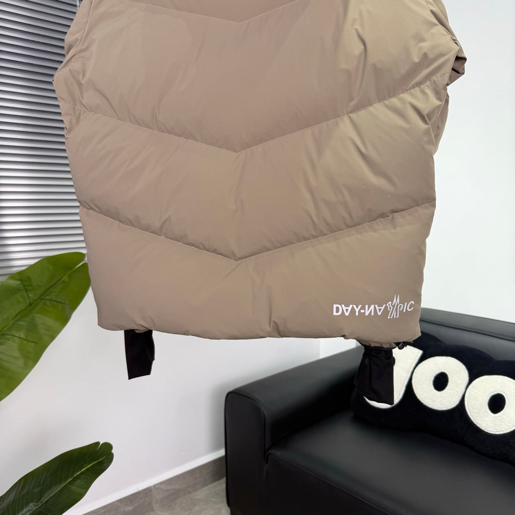 Moncler Grenoble Arcesaz Hooded Puffer Jacket – Beige