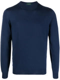 Zanone fine-knit crew-neck jumper