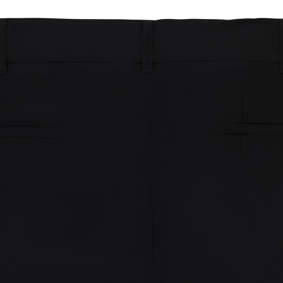 SLICED TAILORED BLACK TROUSER