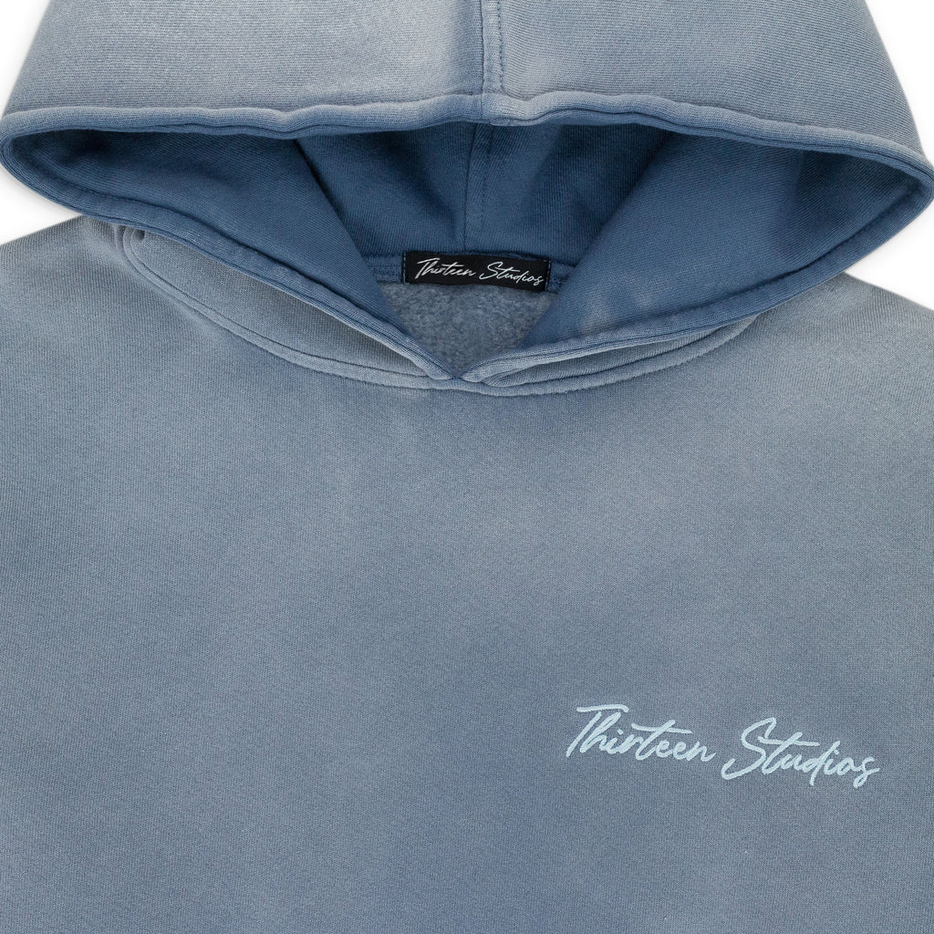 BLUE LOGO HOODIE