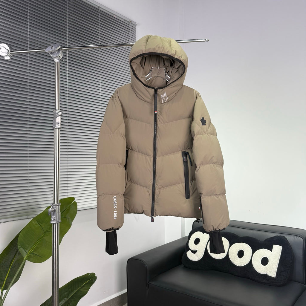 Moncler Grenoble Arcesaz Hooded Puffer Jacket – Beige