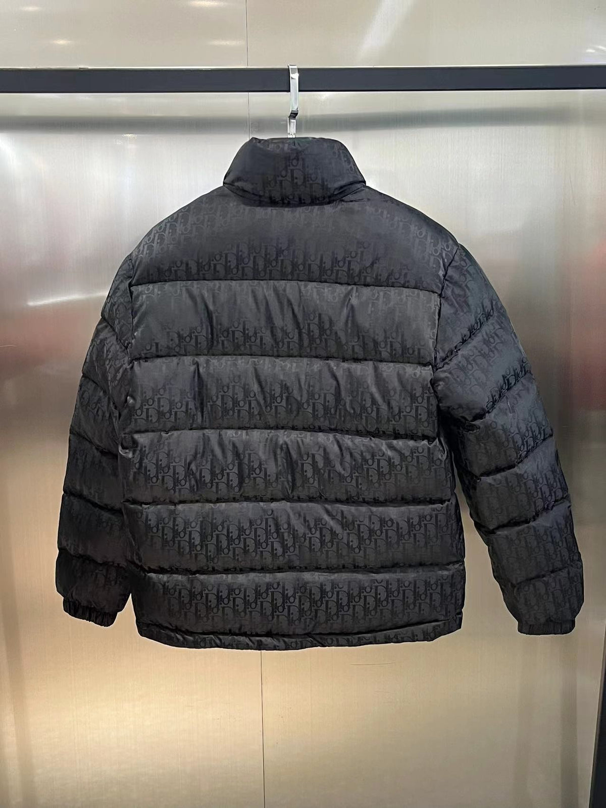Dior Monogram Stand-Collar Puffer Jacket