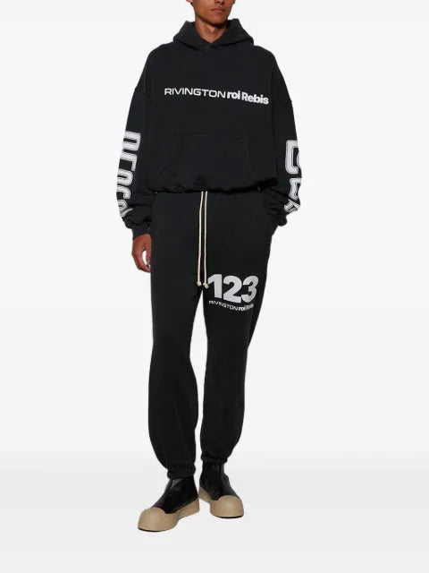 RRR123 Metanoia logo-print hoodie