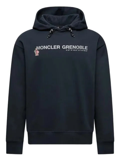 Moncler Grenoble logo-embroidered hoodie