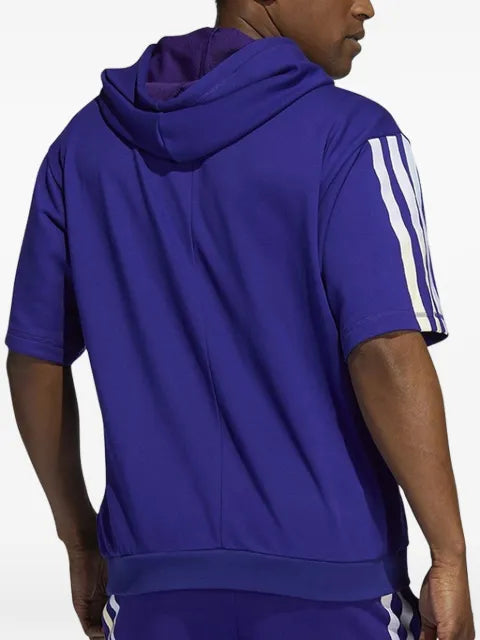 adidas x Donavan Mitchell short-sleeve hoodie