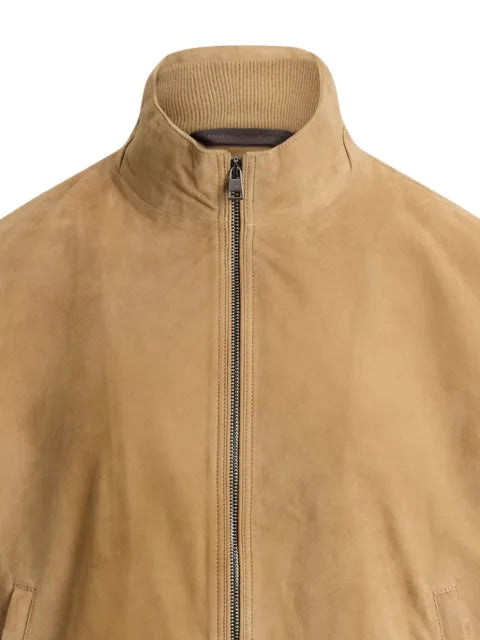 Polo Ralph Lauren zip-up suede jacket