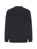Stone Island 6100069 stretch cotton fleece_s.i. Ghost comfort-fit crewneck sweatshirt