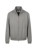 Lardini high-neck zip-up wool jacket