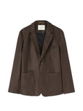 RETORI padded single-breasted blazer