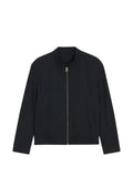 HUGO Ukashi slim-fit jacket in micro-printed stretch fabric
