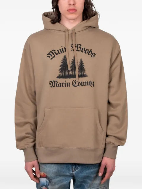 Afield Out graphic-print hoodie