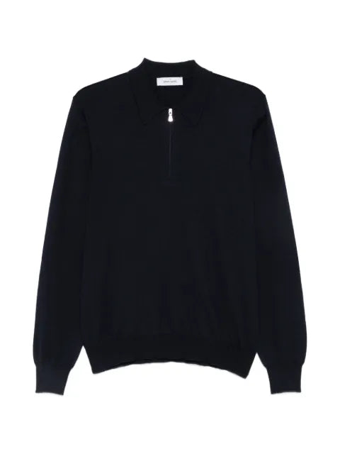 Gran Sasso quarter-zip polo sweater