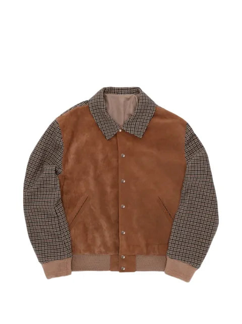 Fortela Cambridge panelled bomber jacket