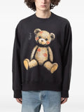 DOMREBEL Big Kiss teddy bear-print sweatshirt