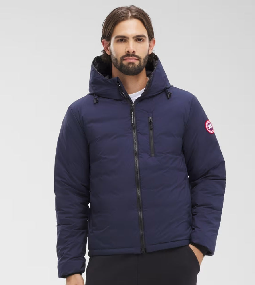 Canada Goose Men's Hooded Puffer Jacket with Chest Zip Pocket