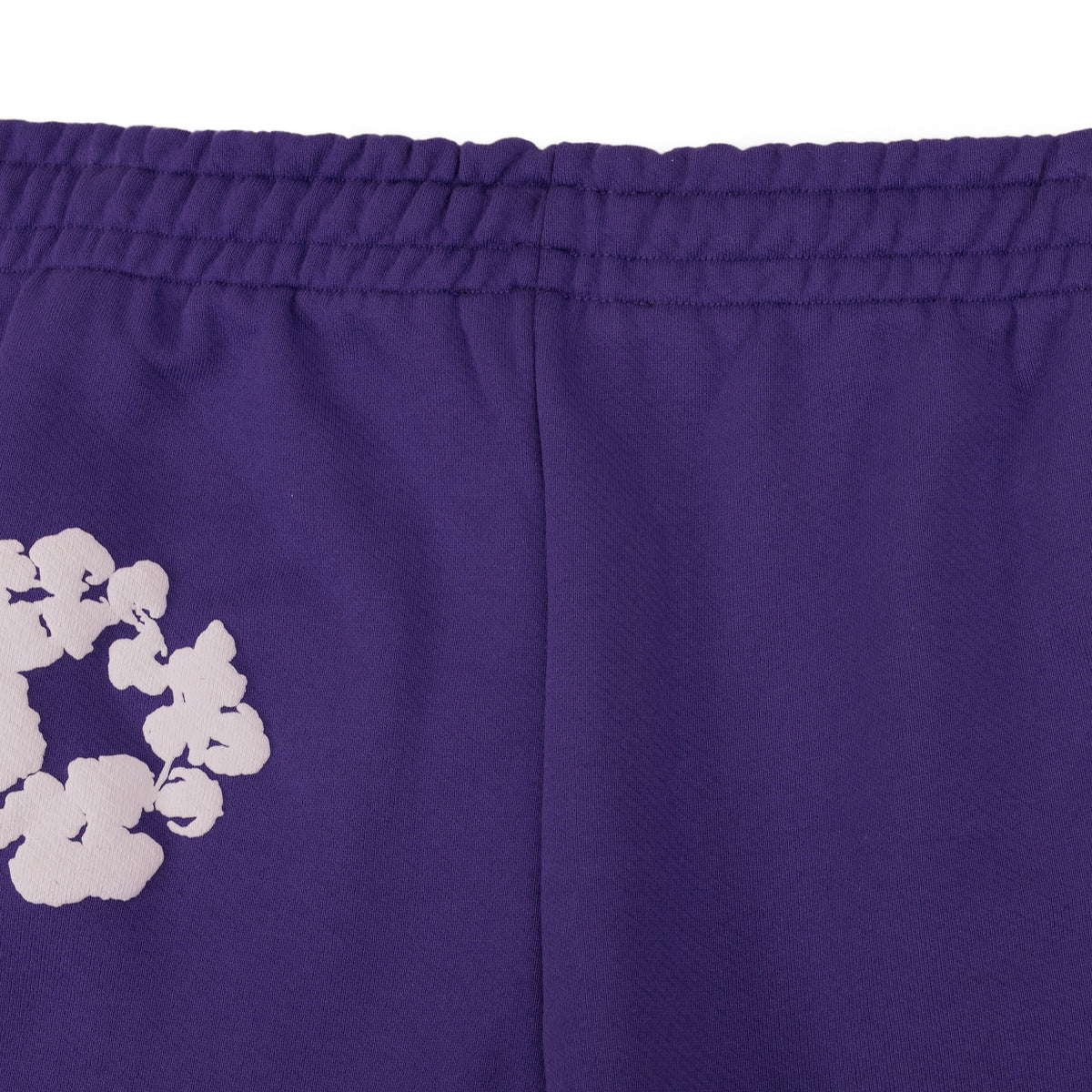 Purple Cotton Wreath Sweatpants