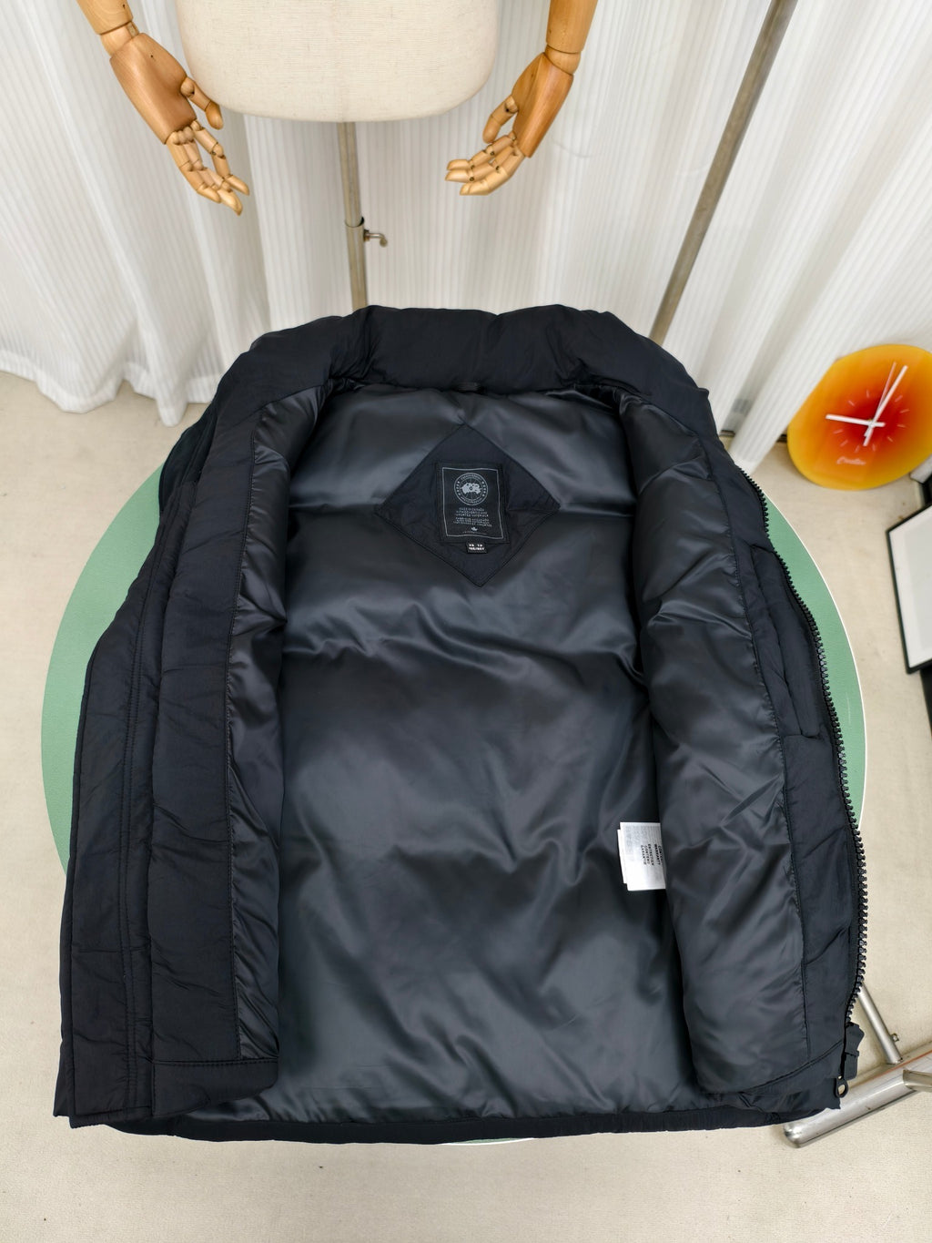 Canada Goose Dunham Stand-Collar Quilted Jacket in Black