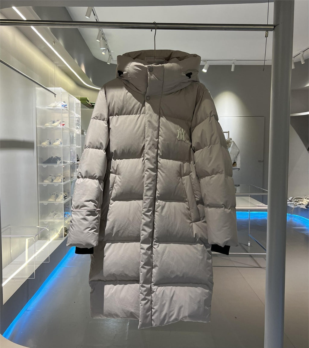 MLB New York Yankees Hooded Longline Down Coat