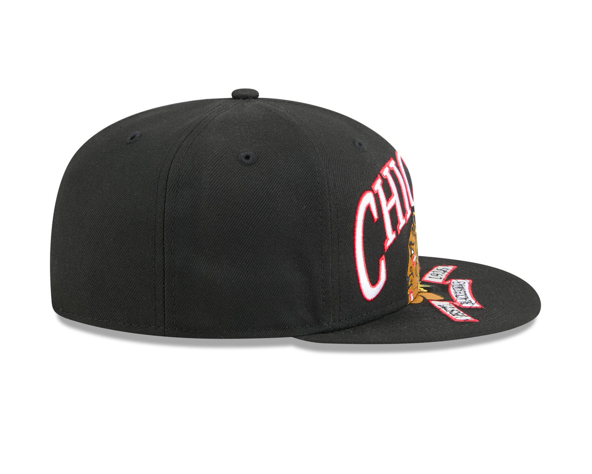 New Era 5950 Chicago Blackhawks Oversized Fitted Hat