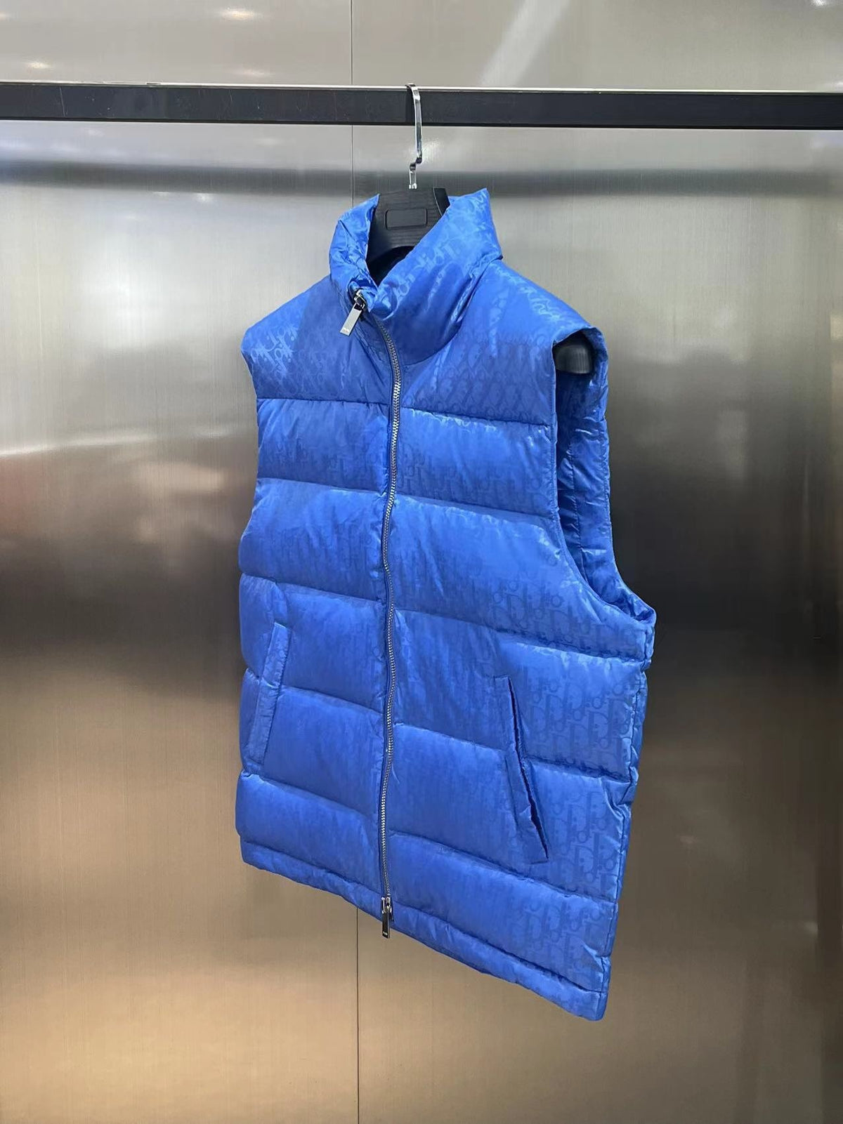 Dior Monogram Stand-Collar Puffer Vest